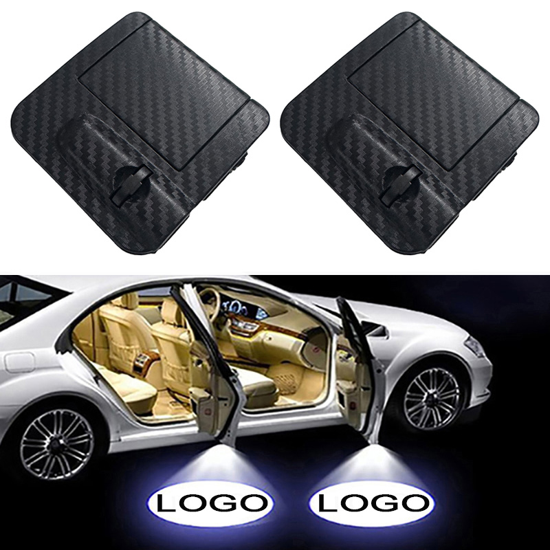 Interior Design Logo - 1PC New Car Door Logo Led