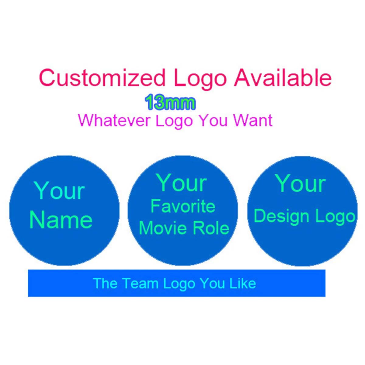 Interior Design Logo - 1/2x Universal Custom Logo Wired/Wireless Car