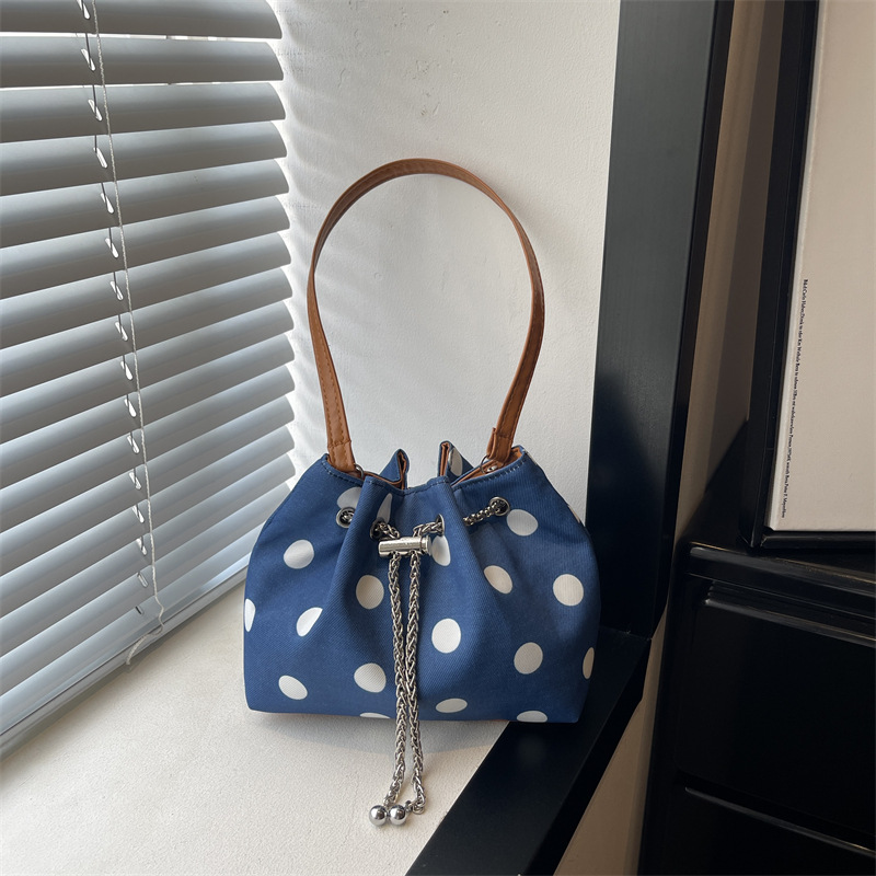 Interior Design Simple - New Drawstring Polka Dot Bucket Bag