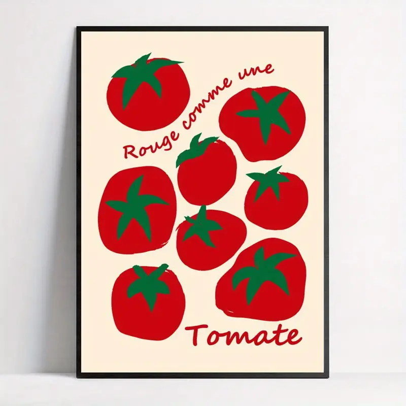 Modern Colorful Red Tomatoes W - Interior Design Living Room recension och pris
