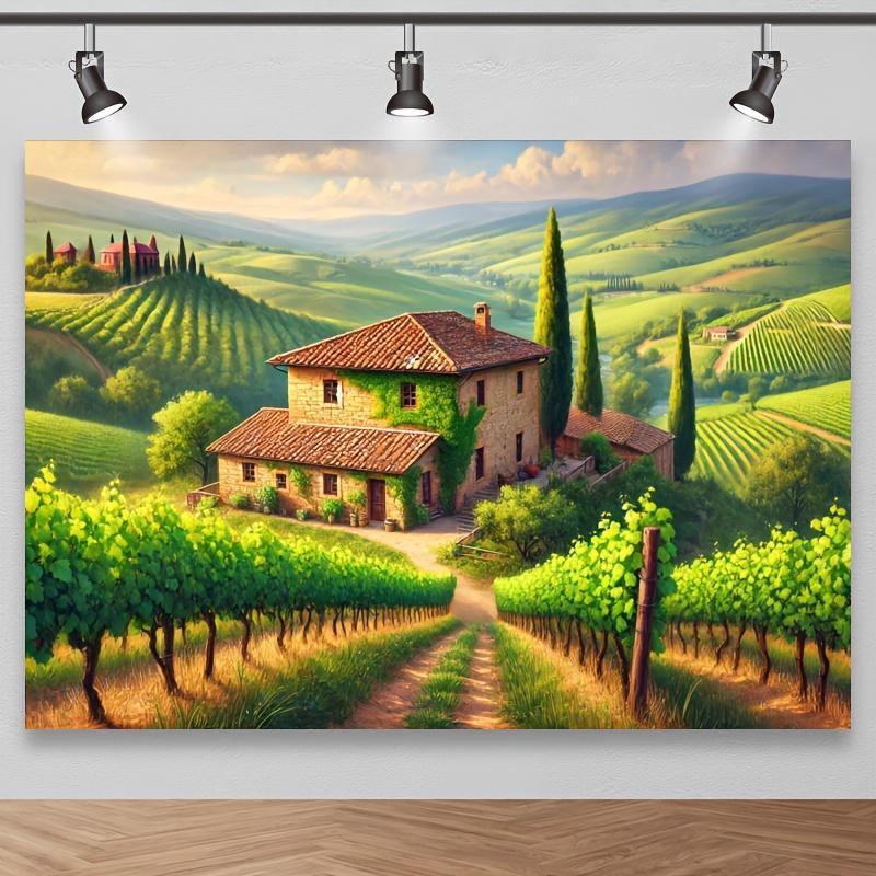 Italian Vineyard Cottage Wall  - Interior Design Hd recension och pris