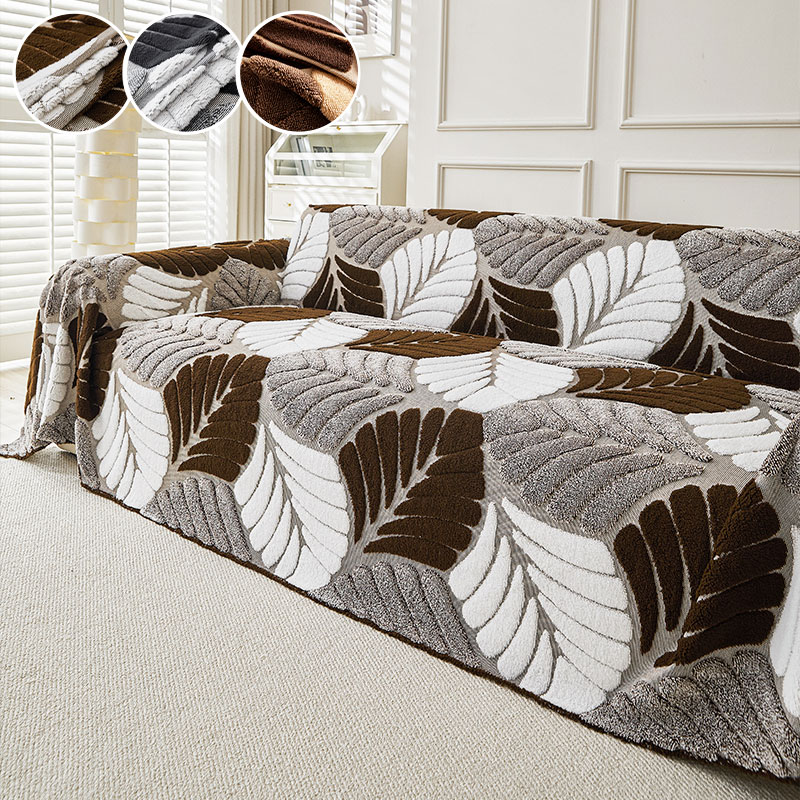 1PC-Two tone three-dimensional - Textured Throw Natural recension och pris