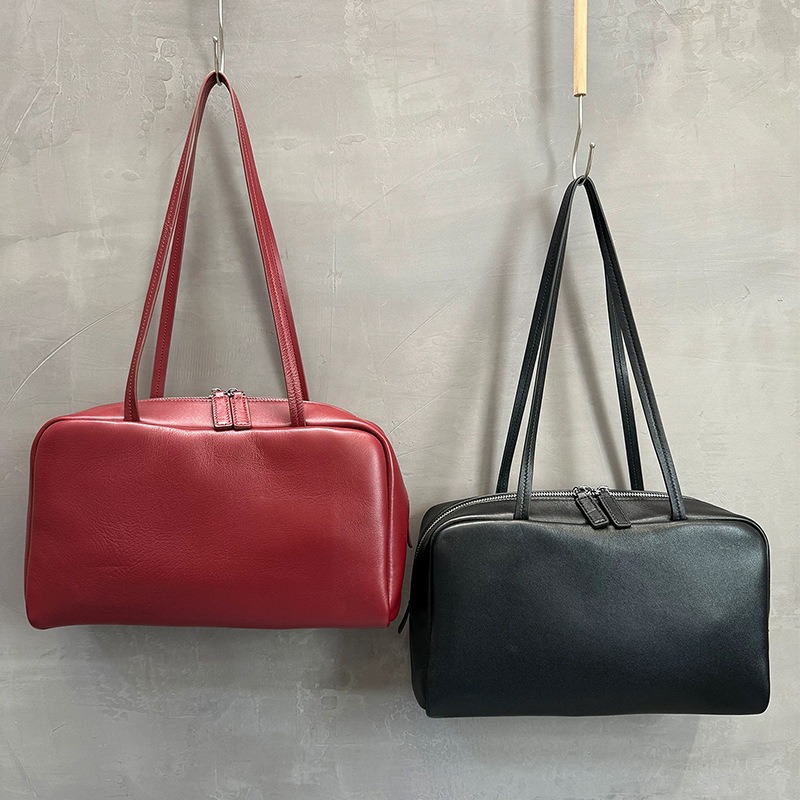 Sheepskin leather bowling bag  - Interior Design Simple recension och pris