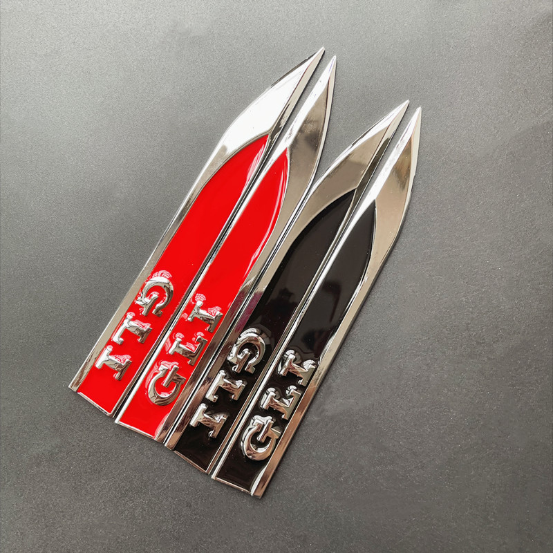 1Pairs Metal Logo GLI Badge De - Interior Design Logo recension och pris