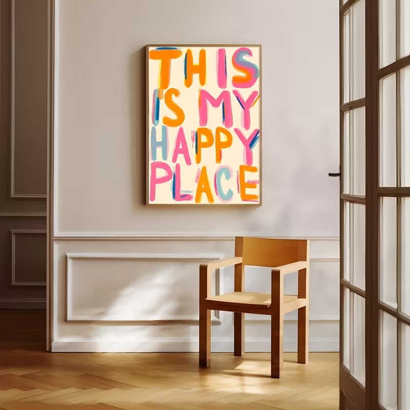 Modern This Is My Happy Place  - Interior Design Living Room recension och pris