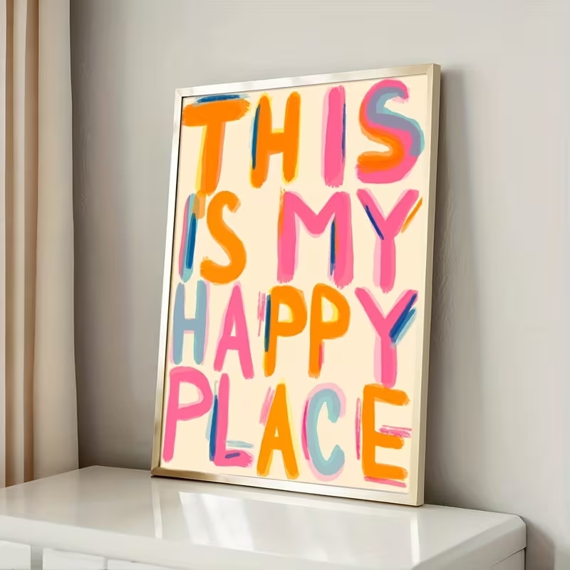 Modern This Is My Happy Place  - Interior Design Living Room recension och pris