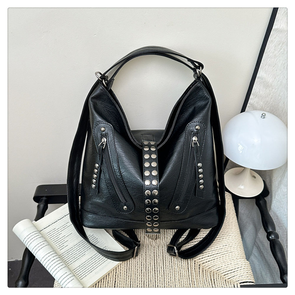 Women's Rivet Design Handbag S - Interior Design Simple recension och pris