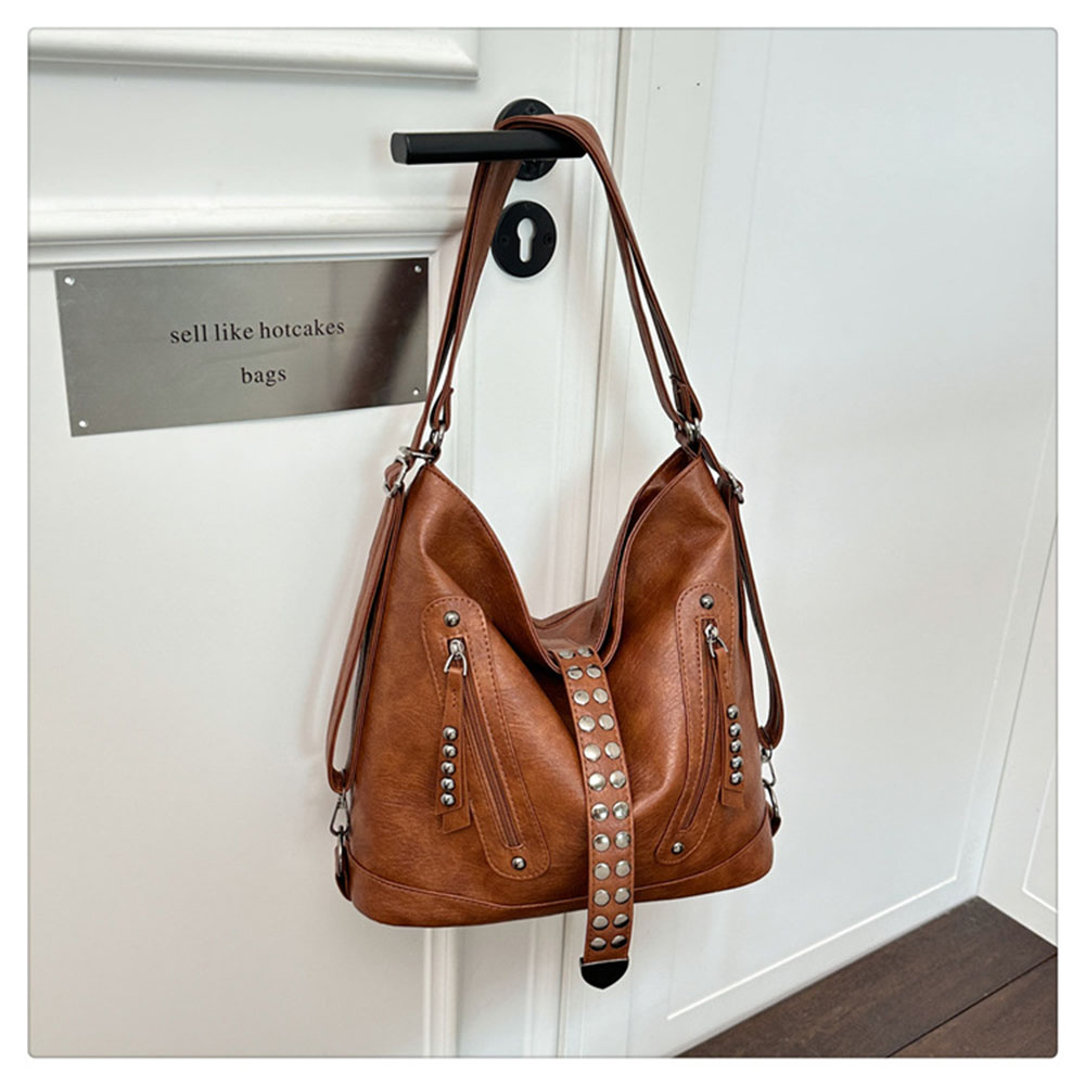 Women's Rivet Design Handbag S - Interior Design Simple recension och pris