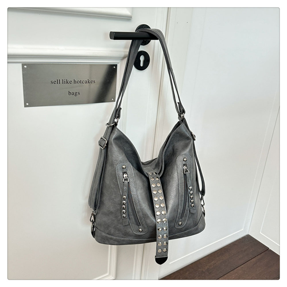 Women's Rivet Design Handbag S - Interior Design Simple recension och pris