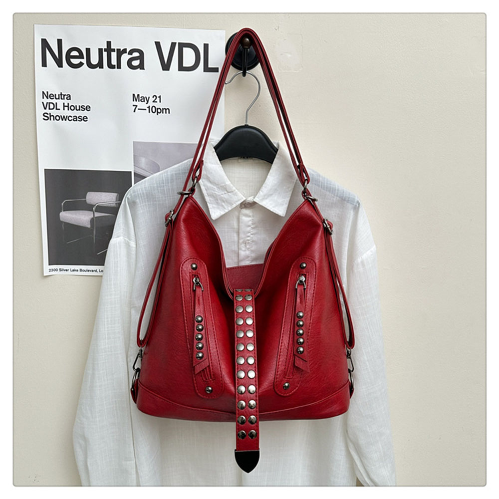 Women's Rivet Design Handbag S - Interior Design Simple recension och pris