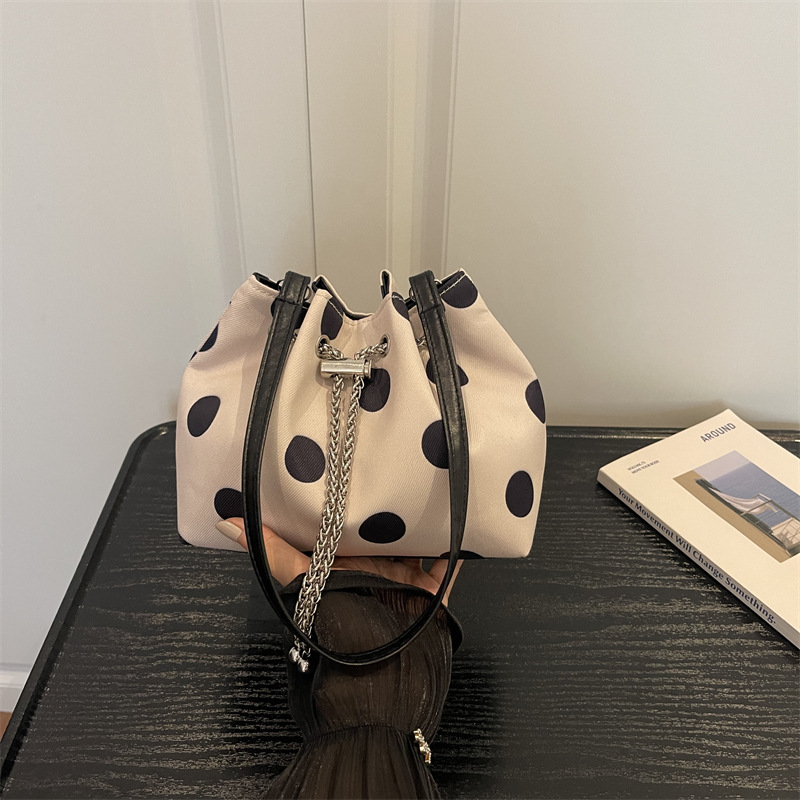 New Drawstring Polka Dot Bucke - Interior Design Simple recension och pris