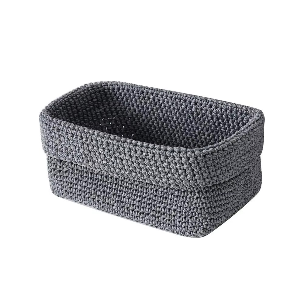 Handwoven Cotton Rope Storage  - Woven Basket Set recension och pris