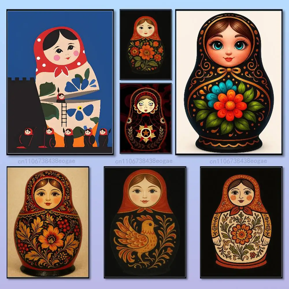 Dolls Matryoshka Russian Art P - Interior Design Hd recension och pris