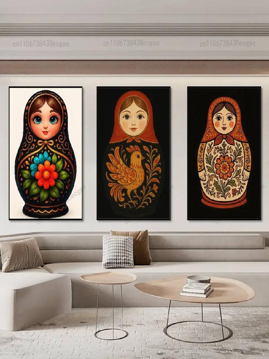 Dolls Matryoshka Russian Art P - Interior Design Hd recension och pris