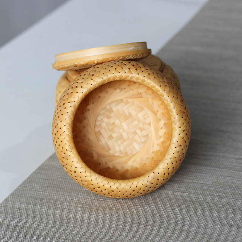 Bamboo woven small basket doub - Woven Basket Set recension och pris