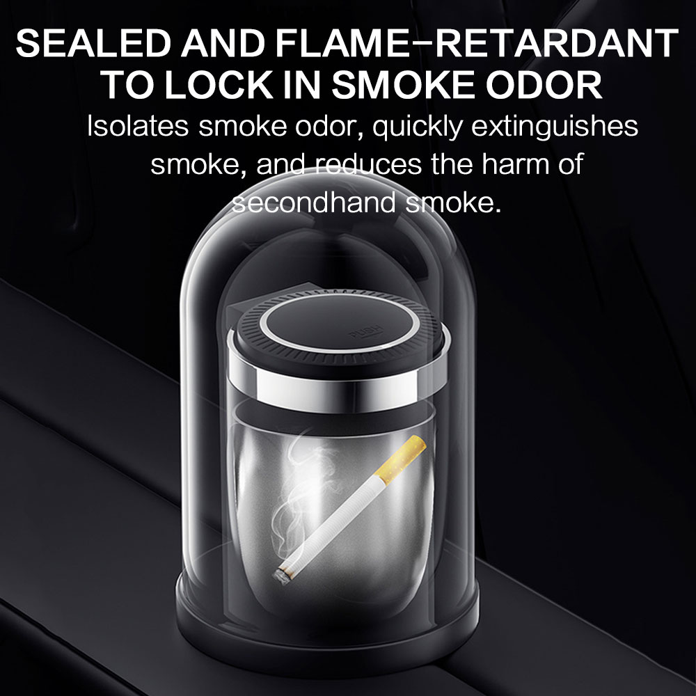 Car Ashtray With Led Light Smo - Interior Design Concept recension och pris