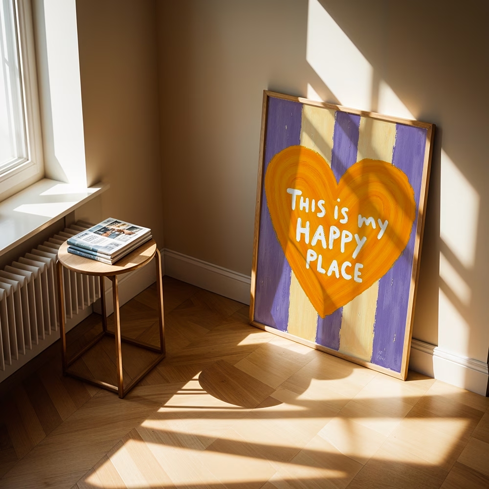 Modern,Retro This Is My Happy  - Interior Design Living Room recension och pris