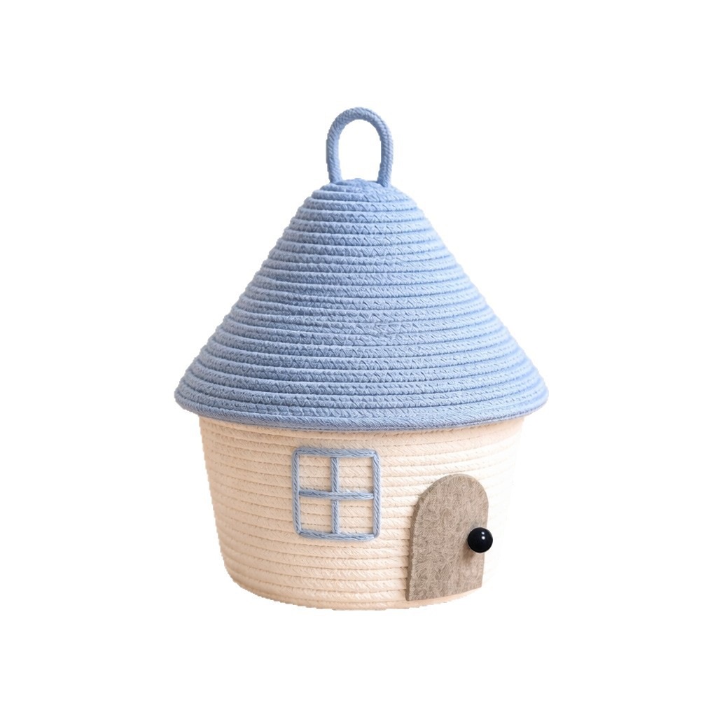 Cotton Rope Woven Storage Bask - Woven Basket Set recension och pris