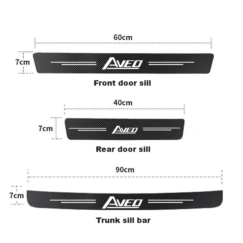 Carbon Fiber Car Door Threshol - Interior Design Logo recension och pris
